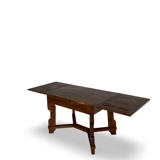 An Italian art deco extendable dining table, 1920s/1930s