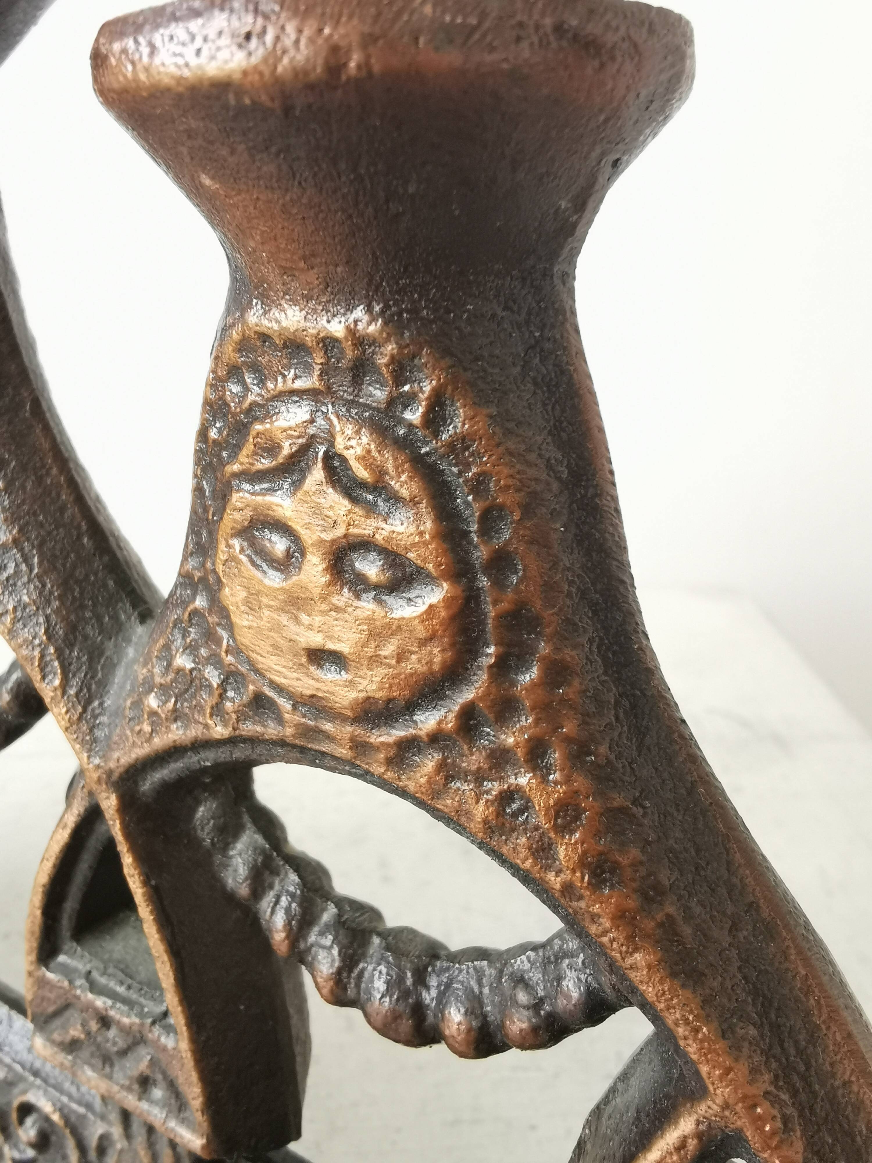Vintage Russian Doll Candle Holder / 1960s Matryoshka Nesting 3 Candle Iron