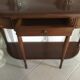 Console demi lune en merisier