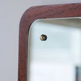 Vintage Scandinavian teak mirror – 1960s