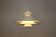 Danish Modern Pendant Lamp: White Radius Model by Erik Balslev for Fog & Mo