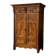 Empire wardrobe in solid walnut, France, mid-19th century.