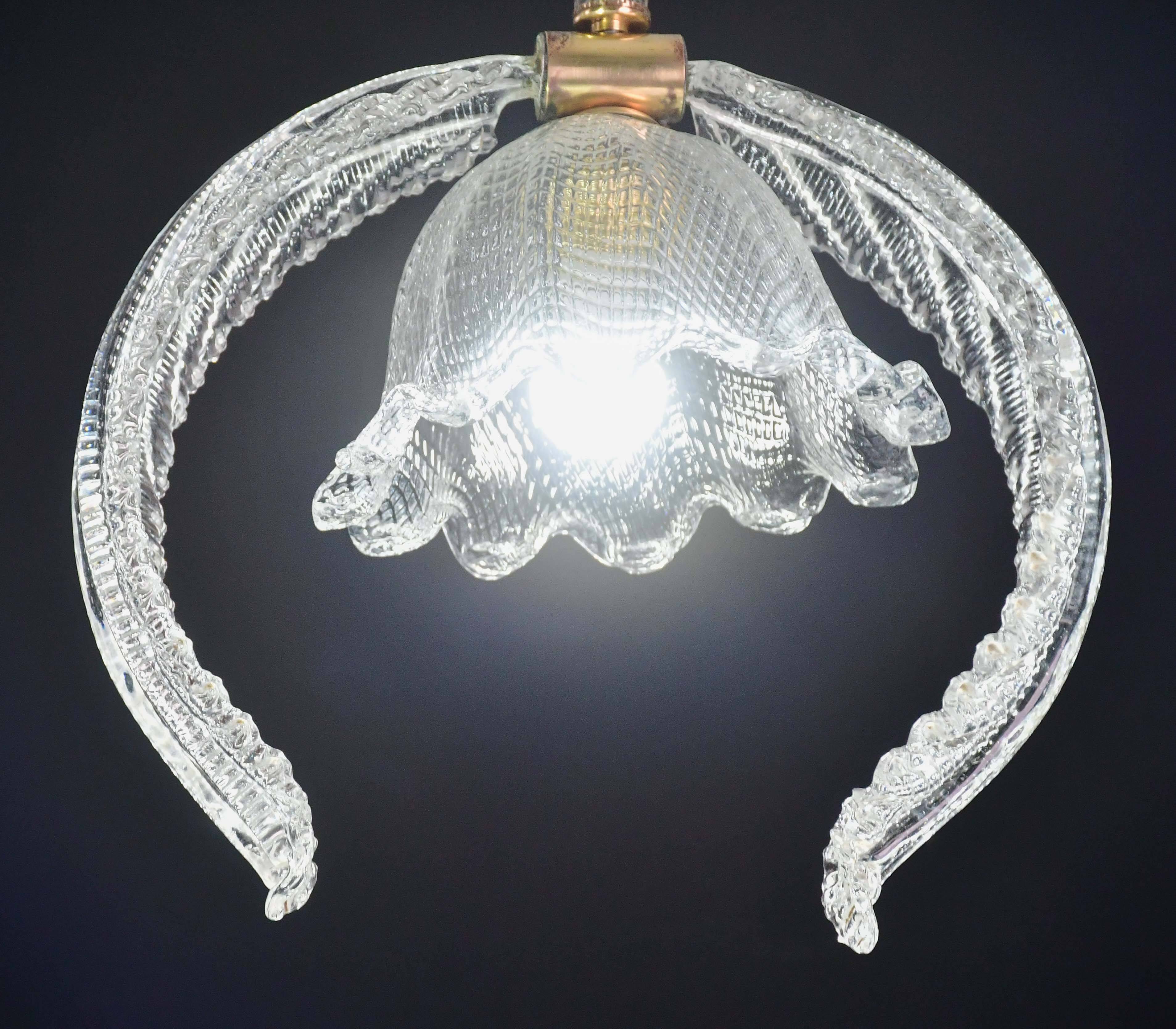 "Angel" Barovier e Toso pendant light, 1950s