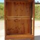 Large Louis Philippe wardrobe in solid walnut