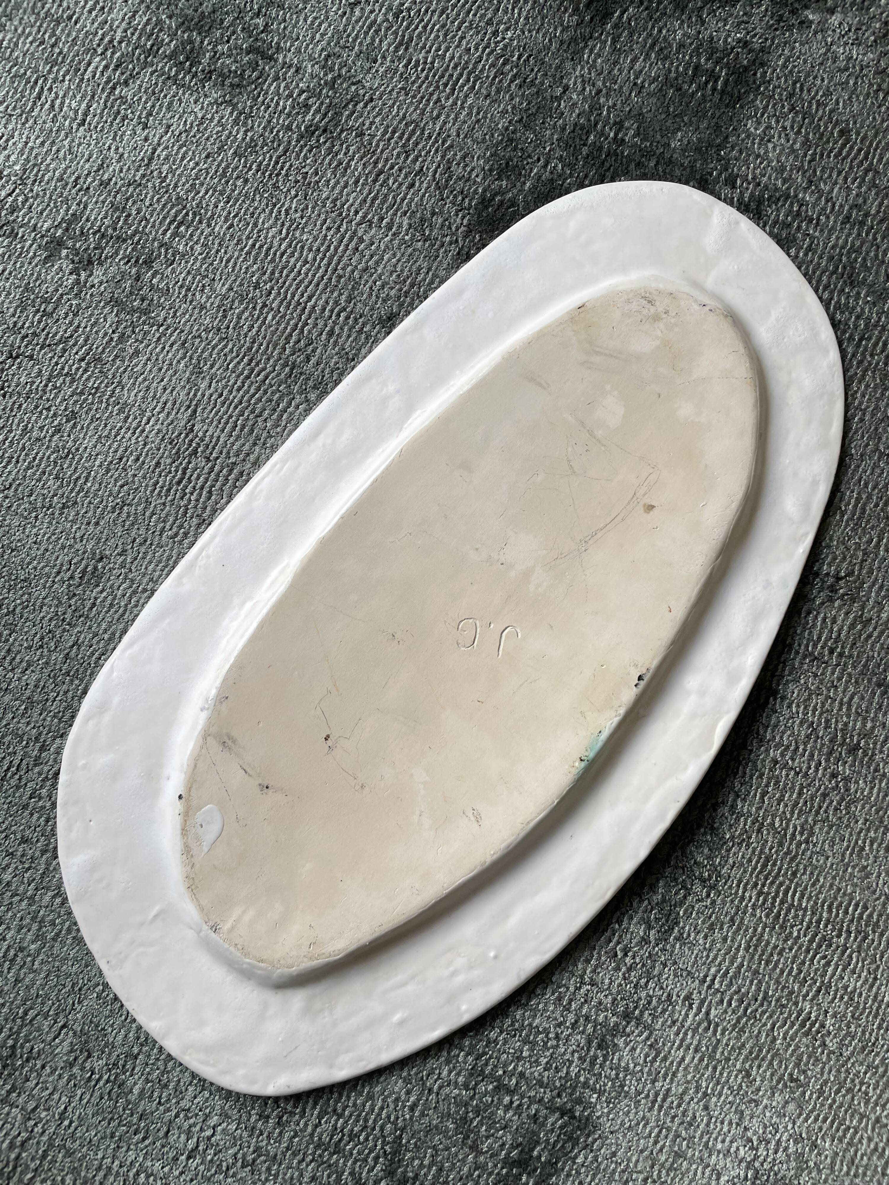 Decorative plate signed