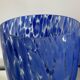 Duo de vases vintage en verre moucheté