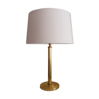 Large brass lamp