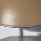 Pair of leather stools Enrico Pellizoni