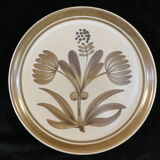 6 flat plates vintage flower decoration Lonchamp