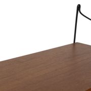 Étagère murale en bois de teck vintage