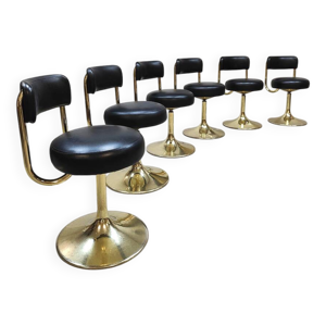 tabourets bas vintage