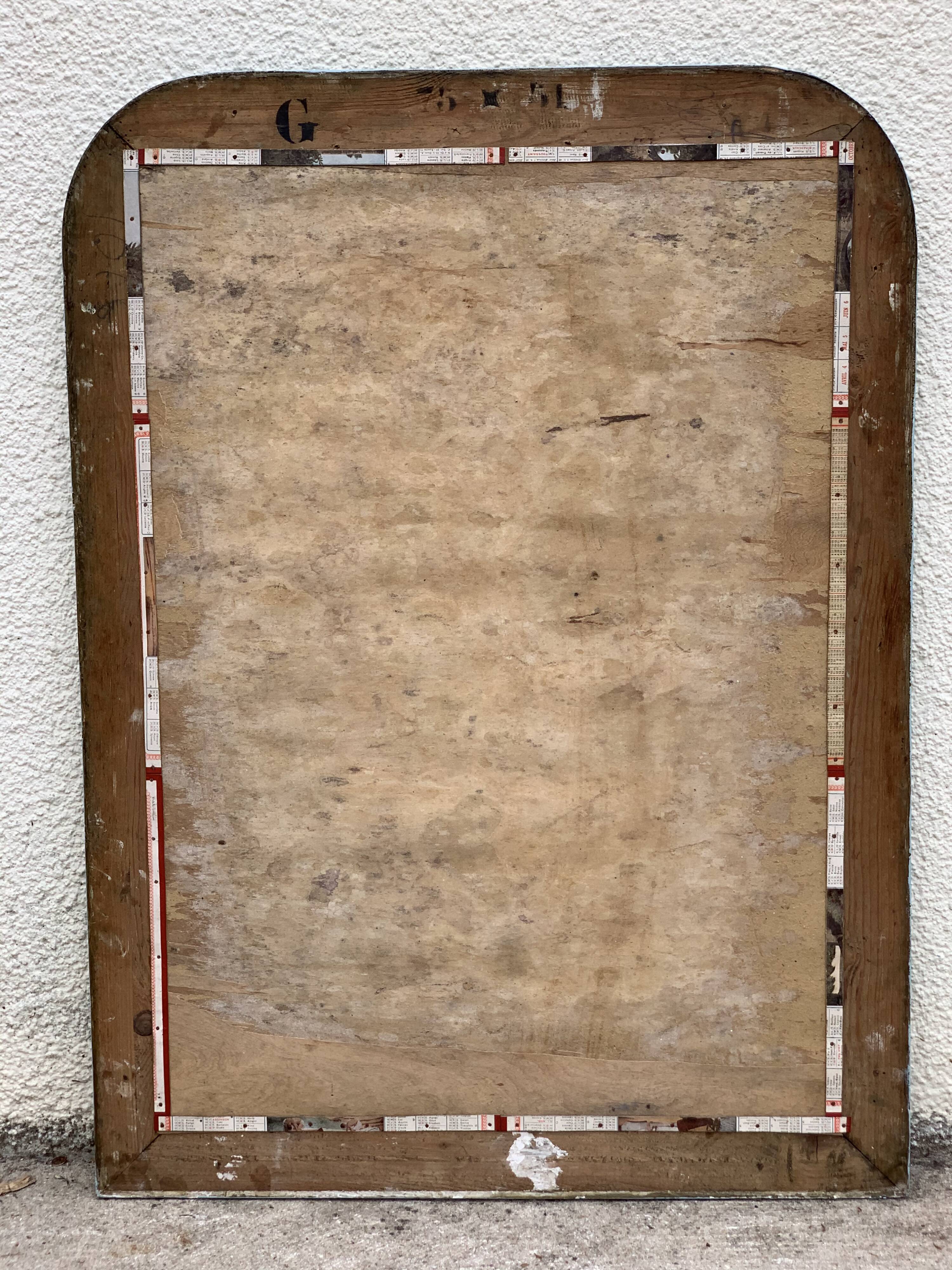 Mirror Louis Philippe celadon 68x92