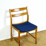 6 Scandinavian oak chairs from the 1960s.