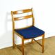6 chaises scandinave en chêne 1960