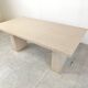 Vintage travertine dining table, 1970s