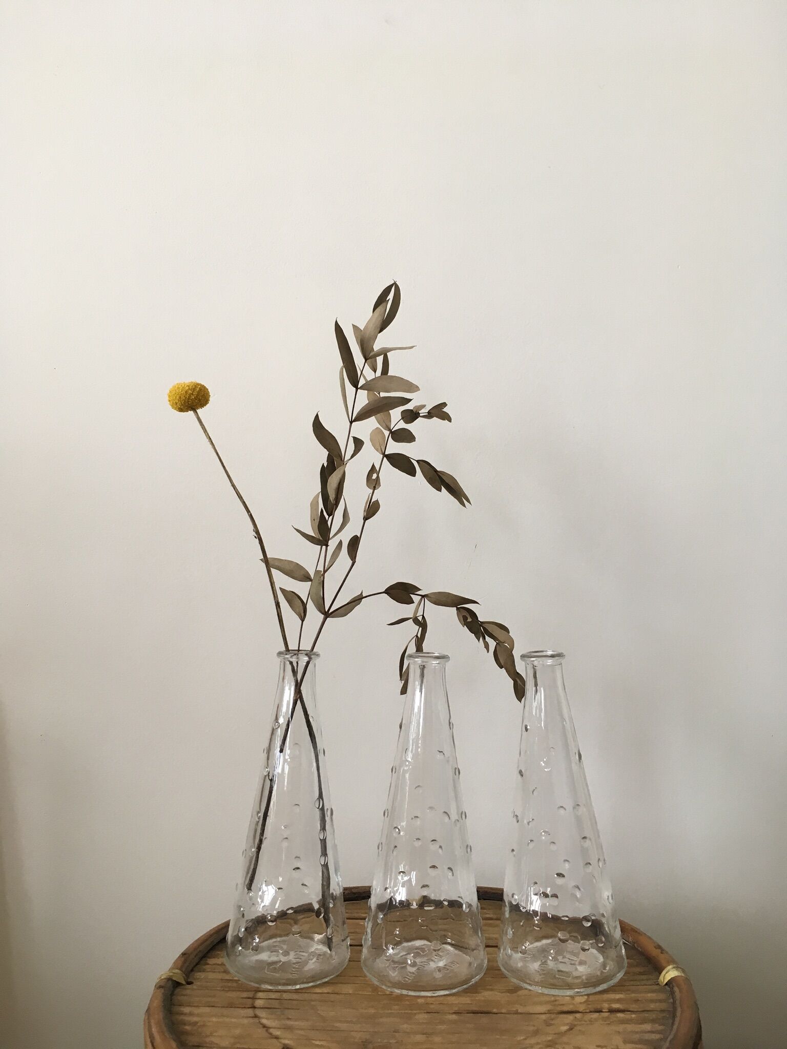 Vintage glass vase