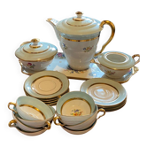 Complete coffee/tea service in Limoges porcelain – Vintage 1950s