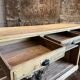 Sideboard 3 drawers patinated