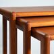 set of 3 nesting Teak tables, danish design, 1970s