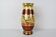 Egermann Czech crystal vase Bohemia Hand painted, gilded, circa 1980s.