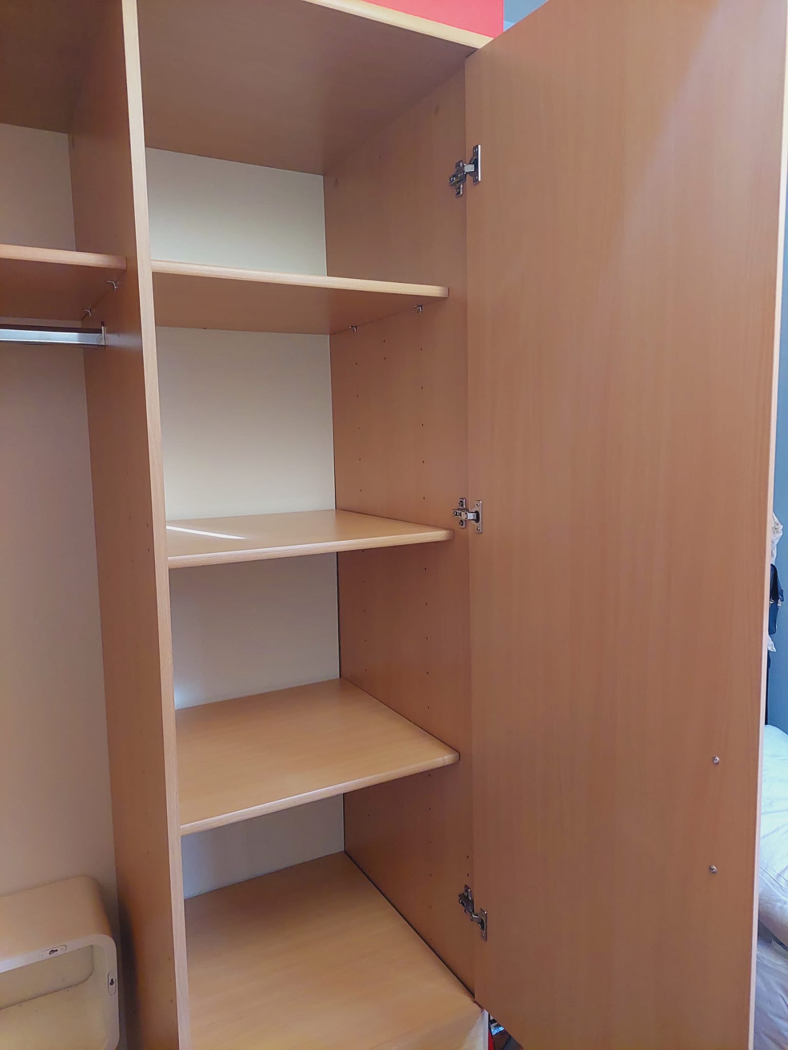 Modern cabinet with wardrobe