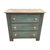 Skated wooden dresser