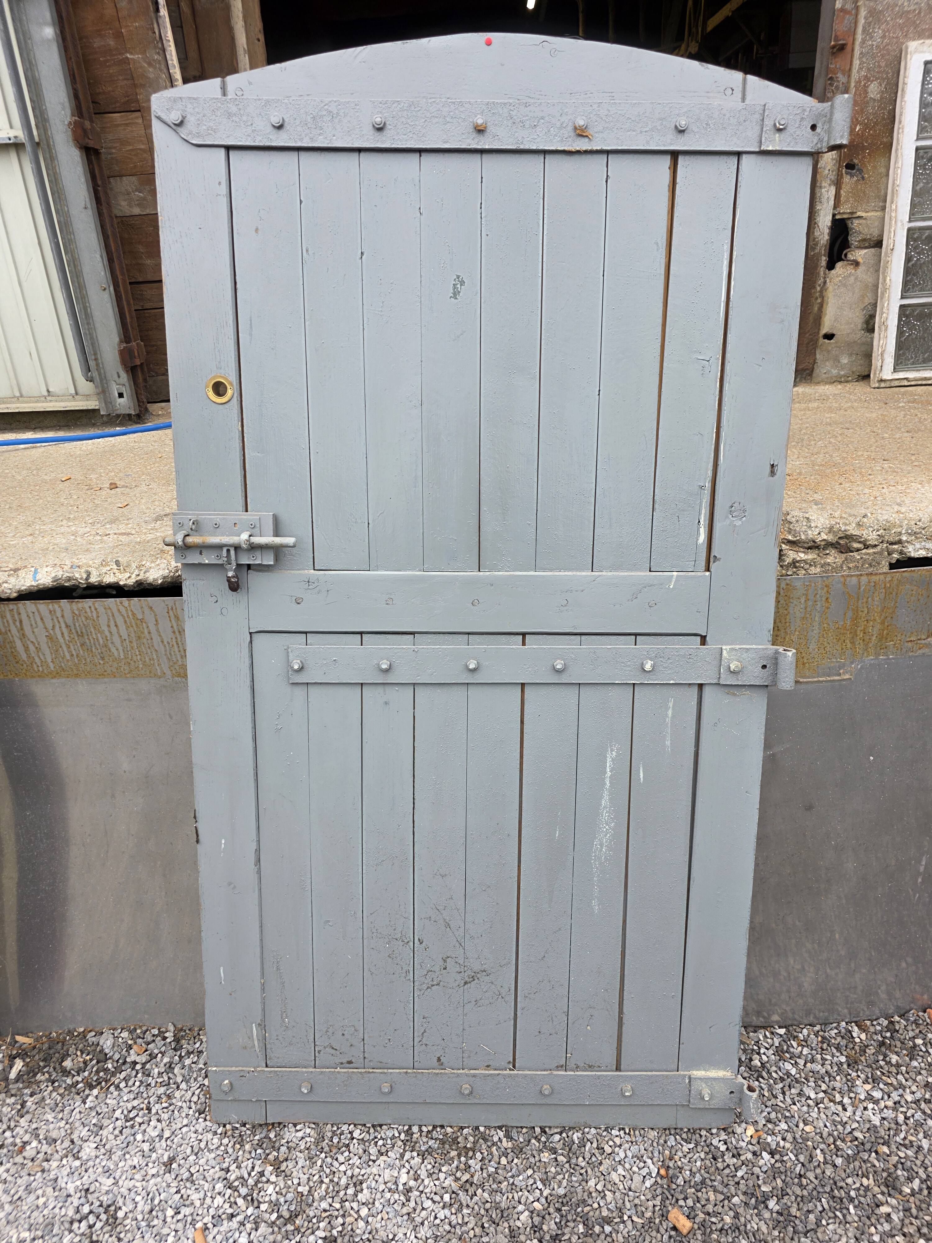 Solid oak door from the 19th century.