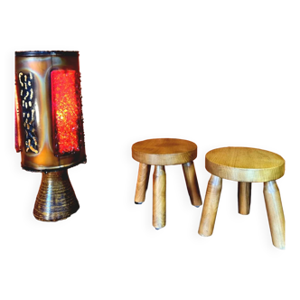 Lot de 2 tabouret