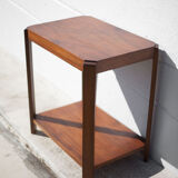 Art deco pedestal table, art deco service, art deco wood furniture, sofa end, interior decoration