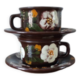 Duo of Alsatian cups, Vintage