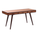 Teak minister's desk consisting of 3 drawers