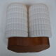 Applique double  scandinave Philips opaline teck