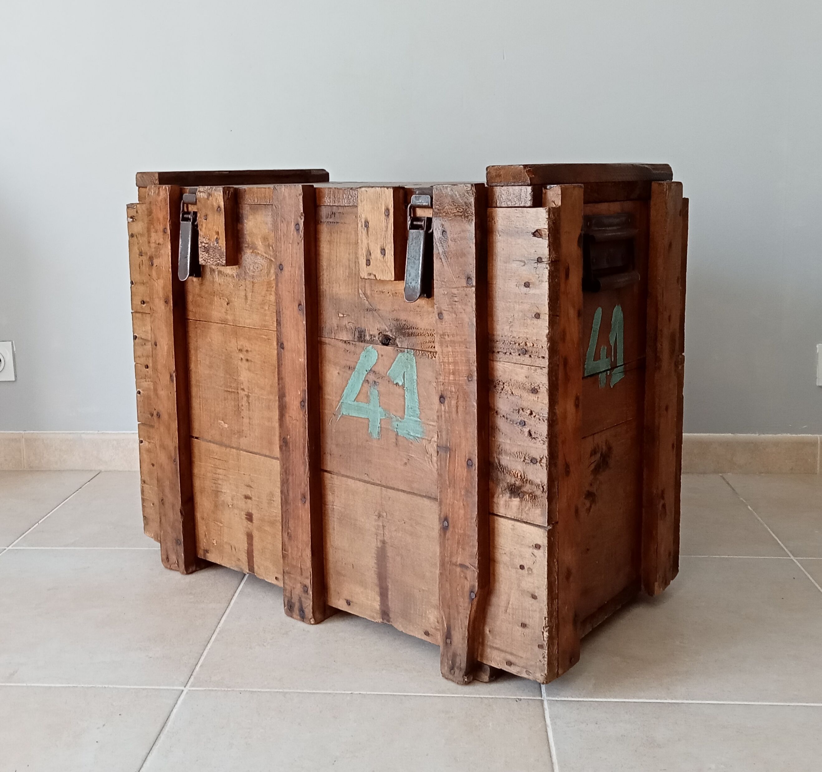 Old military trunk 40/50s