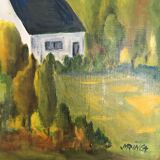 Table Trees and House