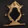 19th century lacquered and gilded Italian mirror