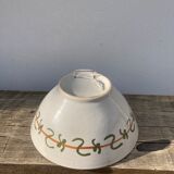 Ceramic salad bowl or decorative plate flower decoration