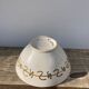 Ceramic salad bowl or decorative plate flower decoration