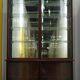 Rare glass-fronted Victorian apothecary cabinet.