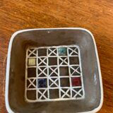 Ashtray Swedish design ceramic glazed facit vintage