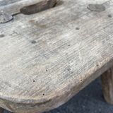 Brutalist rustic farmhouse stool
