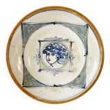 Ceramic dish signed Patrick Lefebvre