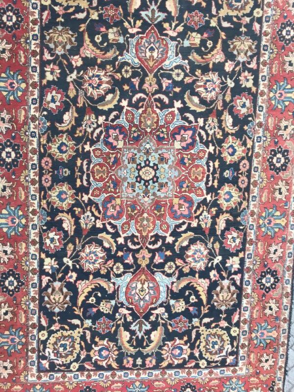 Carpet old Persian Tabriz done hand 200 X 300 cm