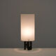 Brutalist lamp in steel and perspex circa 1950