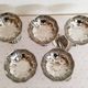 Ice cream or sorbet cups on foot, in 18/10 stainless steel