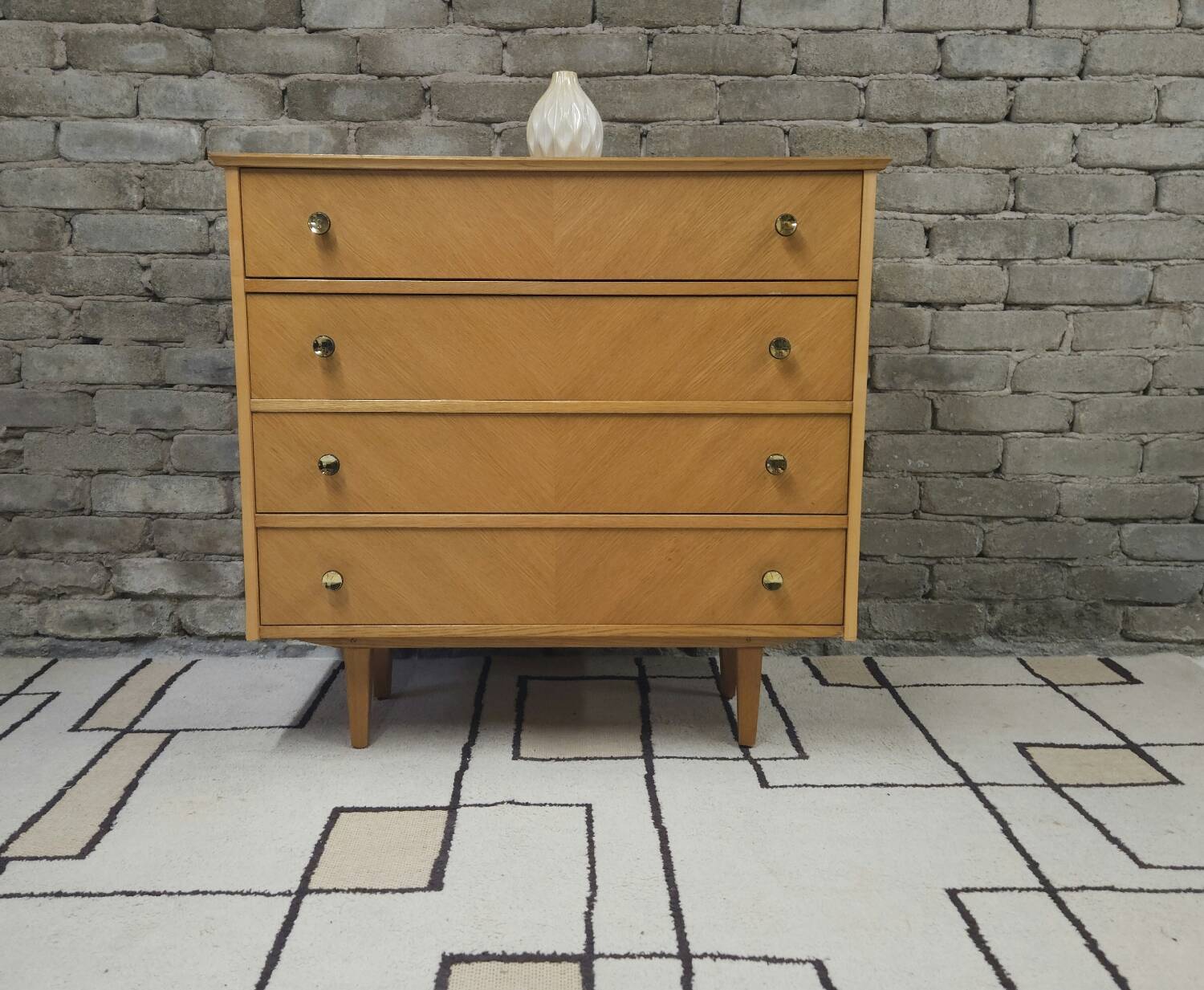 Commode 4 tiroirs année 1970 vintage