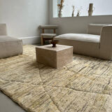 Modular travertine coffee table