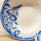 Set 6 Digoin hollow plates