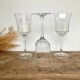 6 "octime" stemmed glasses by Luminarc France