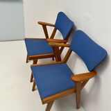 Pair of chairs bridge 50s