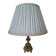 Lampada da Tavolo Vintage Stile Neoclassico in Ottone e Marmo Verde anni '5
